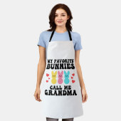 Funny My Liebes Bunnies nennt mich Großmutter Mutt Schürze (Getragen)