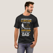 Funny My Lieblings-Hockey-Spieler ruft mich Vater T-Shirt (Vorne ganz)