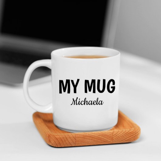 Funny "My Mug" Cool Fonts Kaffeetasse