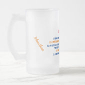 Funny My Stepdad Zitat Mattglas Bierglas (Links)