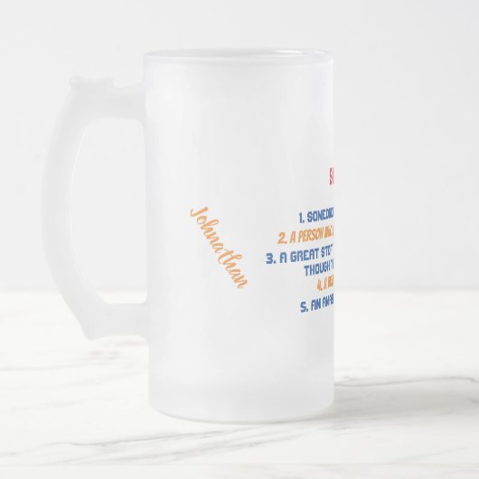 Funny My Stepdad Zitat Mattglas Bierglas (Links)