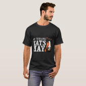 Funny My Therast Eats Hay Gift For Horse Lover M T-Shirt (Vorne ganz)