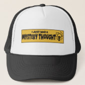 Funny Mystery Thread Roadside Attraction Design Truckerkappe (Vorderseite)