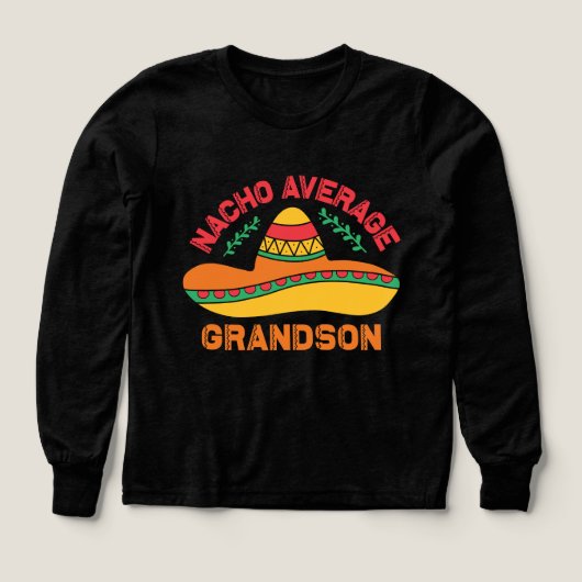 Funny nach overage Grandson word art  (Design Vorderseite)