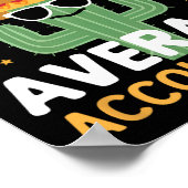 Funny Nacho Average Accountant Cinco De Mayo Mexic Poster (Ecke)