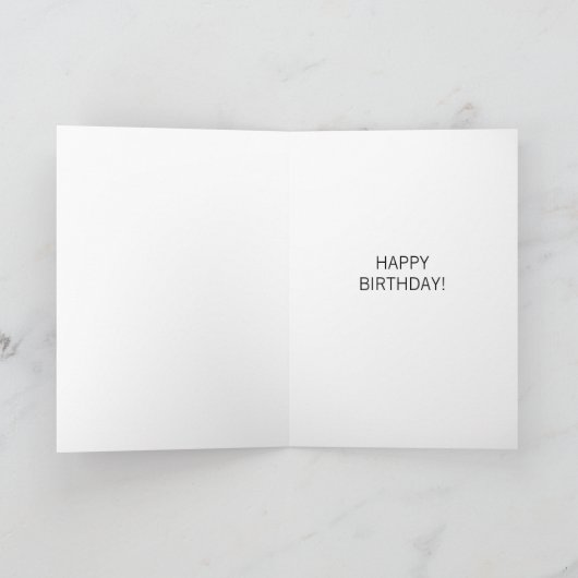 Funny Nacho Average Birthday Card Karte (Innenseite)