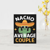 Funny Nacho Average Couple Cinco De Mayo Mexican F Karte (Gelbe Blume)