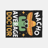 Funny Nacho Average Doctor Cinco De Mayo Mexican F Fleecedecke (Vorderseite (Horizontal))