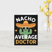Funny Nacho Average Doctor Cinco De Mayo Mexican F Karte (Gelbe Blume)