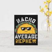 Funny Nacho Average Nephew Cinco De Mayo Mexican F Karte (Gelbe Blume)
