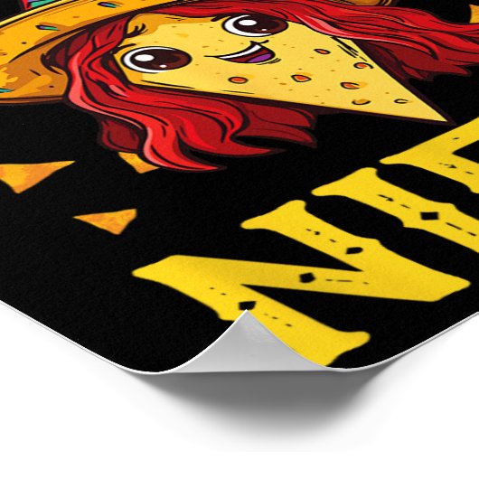 Funny Nacho Average Niece Poster (Ecke)