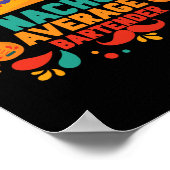 Funny Nacho Average Rtender Cinco De Mayo Mexican Poster (Ecke)