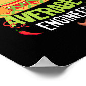 Funny Nacho Average Sprichwort Nacho Average Engin Poster (Ecke)