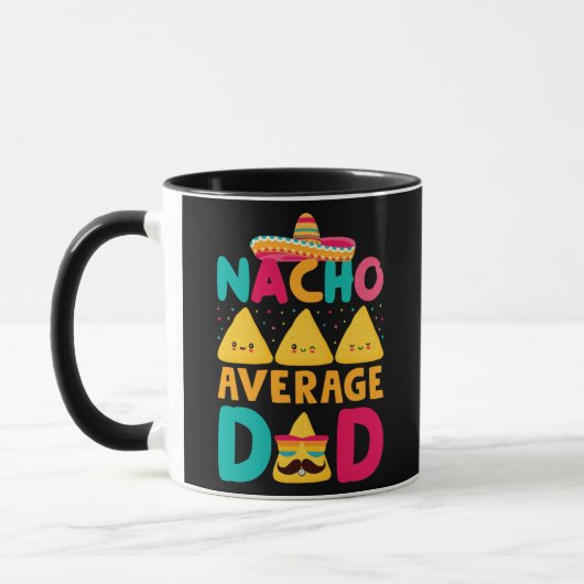 Funny Nacho Durchschnittliche Vater Nachos und mex Tasse (Links)