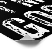 Funny Nah I'm Good Sarcastic Quote Gift Poster (Ecke)