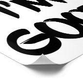 Funny Nah I'm Good Sarcastic Quote Gift Poster (Ecke)