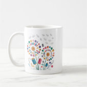 Funny Nähen Dandelion Blume Thread Tasten Quil Kaffeetasse (Links)