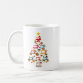 Funny Nähmaschine Weihnachten Baum Weihnachten Kaffeetasse (Links)