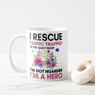 Funny Nähquote Vintage Blumennähmaschine Kaffeetasse