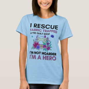 Funny Nähquote Vintage Blumennähmaschine T-Shirt