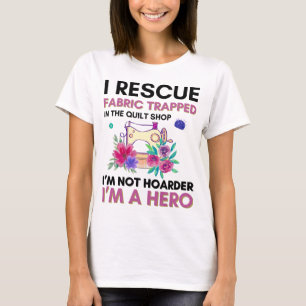 Funny Nähquote Vintage Blumennähmaschine T-Shirt