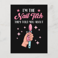 Funny Nail Tech Mitarbeiter Manicure Coworker