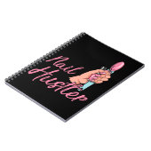 Funny Nail Technician Mitarbeiter Manicure Coworke Notizblock (Linke Seite)