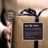 Funny Name Definition Wörterbuch Schwarz Aufkleber