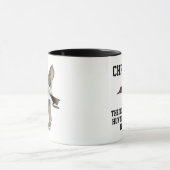Funny Name Duck Jagd Legend Canvasback Sports Tasse (Zentrum)