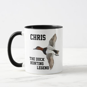 Funny Name Duck Jagd Legend Canvasback Sports Tasse