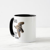 Funny Name Duck Jagd Legend Mallard Sport Tasse (Vorderseite Links)
