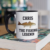 Funny Name Fischen Legend Redfish Sports Tasse