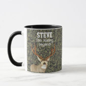 Funny Name Mule Deer Junting Legend Sports Camoufl Tasse (Links)
