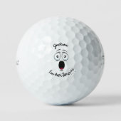 Funny Named Lost "I'm over here" shouting graphic  Golfball (Vorderseite)