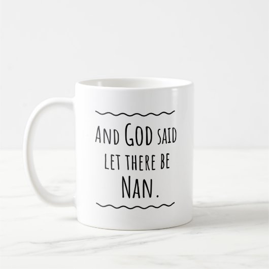 Funny Nan Grandma Großmutter Geschenk Idee Kaffeetasse (Links)