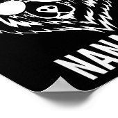 Funny Nana Bear Shirt Don't Mess With Nana Bear Gr Poster (Ecke)