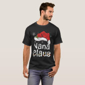 Funny Nana Claus Weihnachts-T - Shirt Pajamas Sant (Vorne ganz)