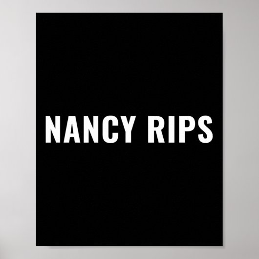 Funny Nancy Pelosi Rips Speech Address  Poster (Vorne)