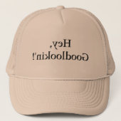 Funny Narcissist Boyfriend oder Husband Mirror Tex Truckerkappe (Vorderseite)