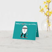 Funny Narcissist Hipster Ei Geburtstagskartengesch Karte (Gelbe Blume)