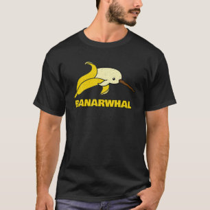 Funny Narwhal Banana Einhorn des Meeres verzaubert T-Shirt