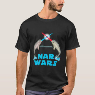Funny Narwhal Hoodie The Great Nar Wars Parody T-Shirt