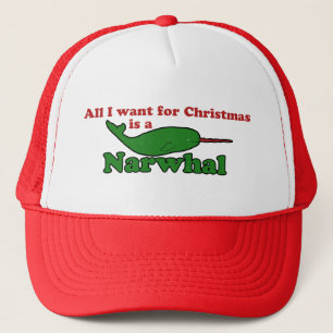 Funny Narwhal Weihnachten Truckerkappe