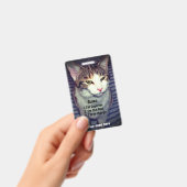 Funny Narzissist Chef Cat Ausweis (Handheld)