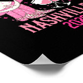 Funny Nashville Girls Trip 2026 Girls Vacation Nas Poster (Ecke)
