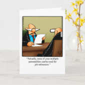 Funny National Bosses Day Card "Spectickles" Karte (Gelbe Blume)