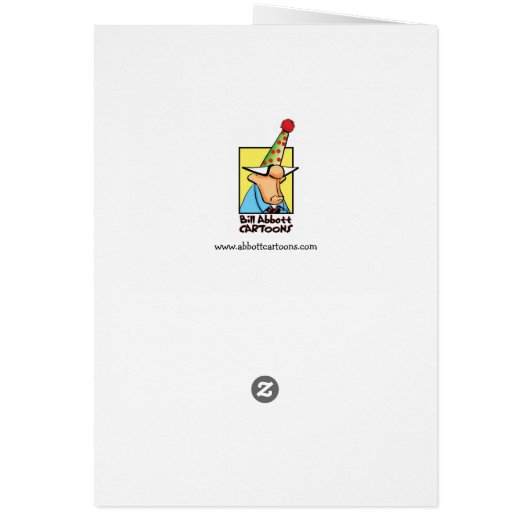 Funny National Boss's Day Card (Hinten)