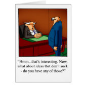 Funny National Boss's Day Card (Vorne)