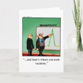 Funny National Boss's Day Card Karte (Vorderseite)