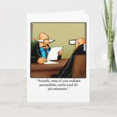 Funny National Boss's Day Card Karte (Vorderseite)